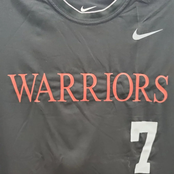 Nike Pro Combat Dri-Fit Men's Black NBA Warriors #7 Fitted Sleeveless Tank M - Picture 2 of 9